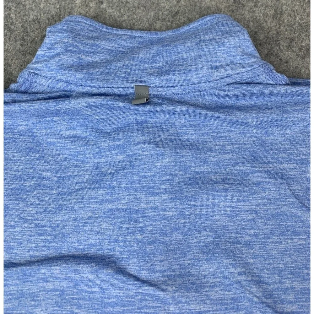 Nike Running Dri Fit Women’s 1/4 Zip Pullover Top, Long Sleeve, Blue, Size Small